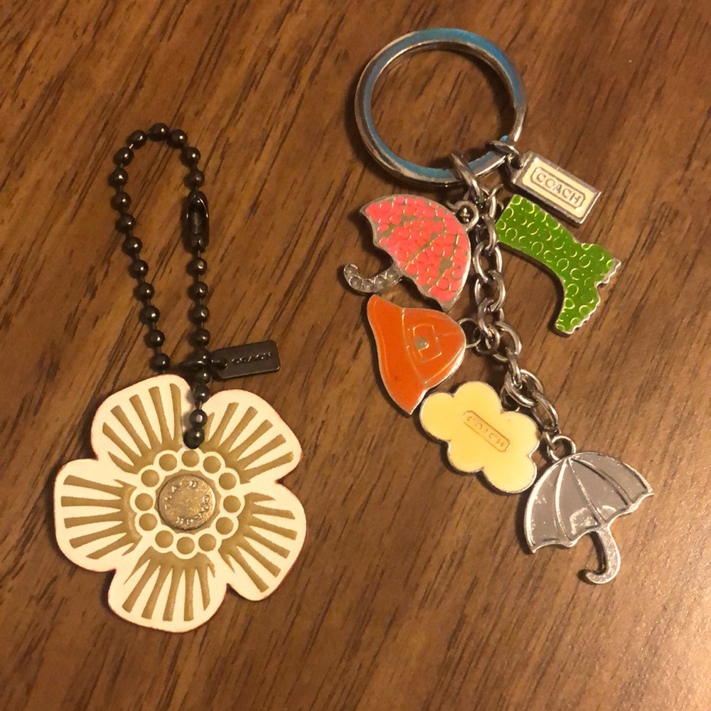 Two Coach Keychains